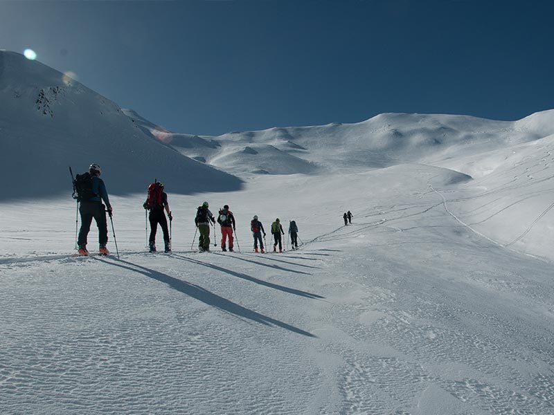 Jornada practica entras en terreno de aludes